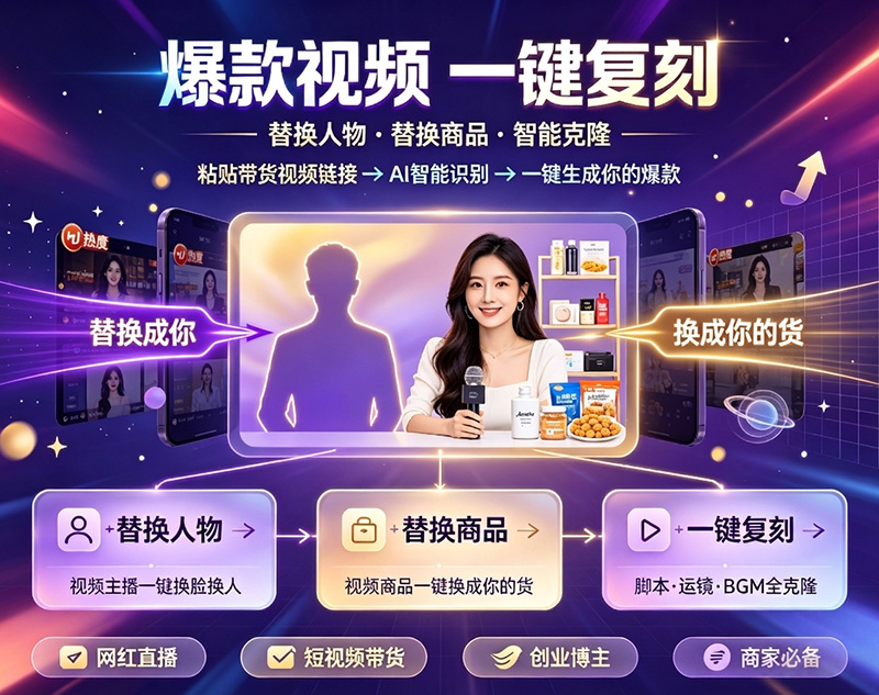 嬴政一键追爆款视频